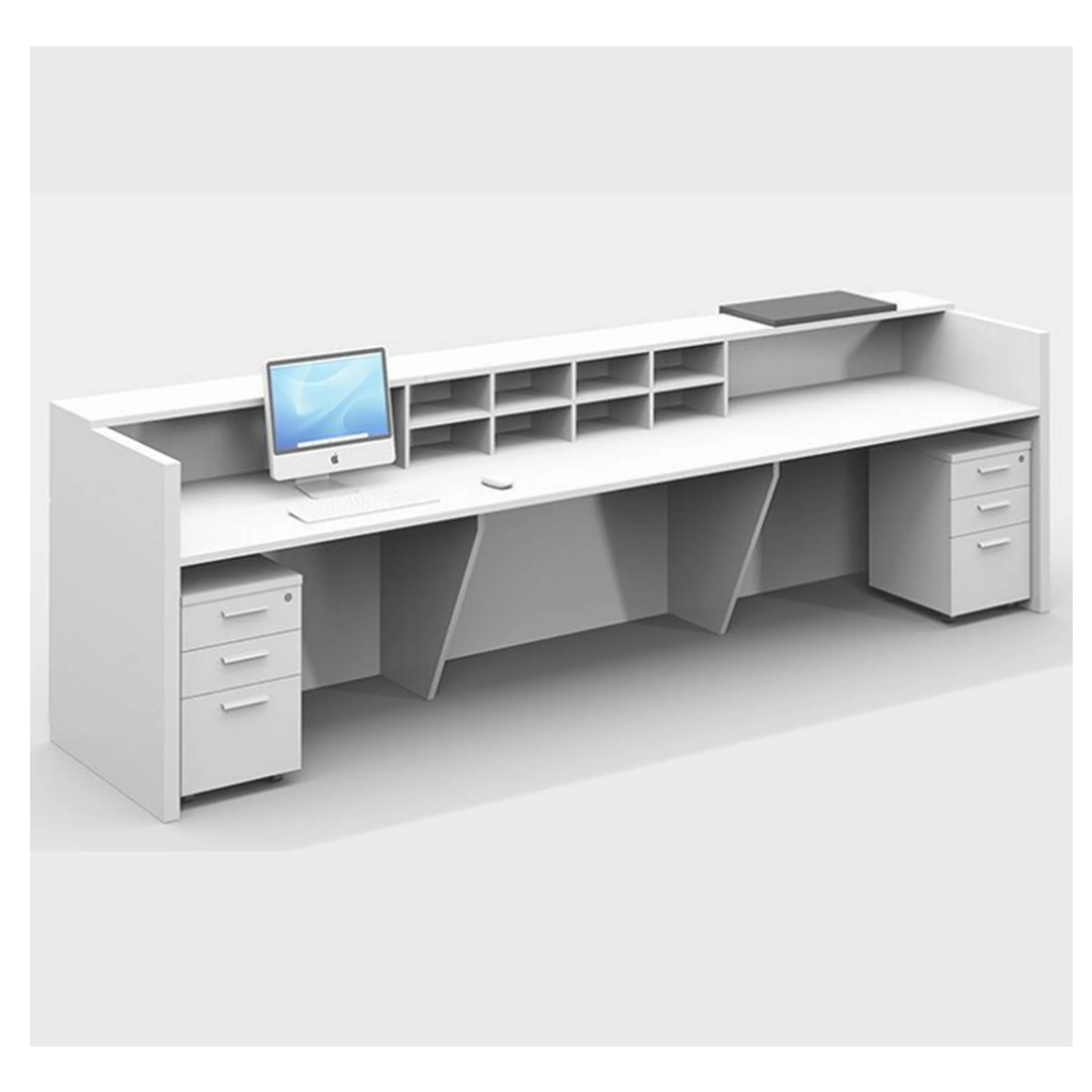 Standard Size Display Cabinet in Hotel Office Reception Desk Modern MDF /