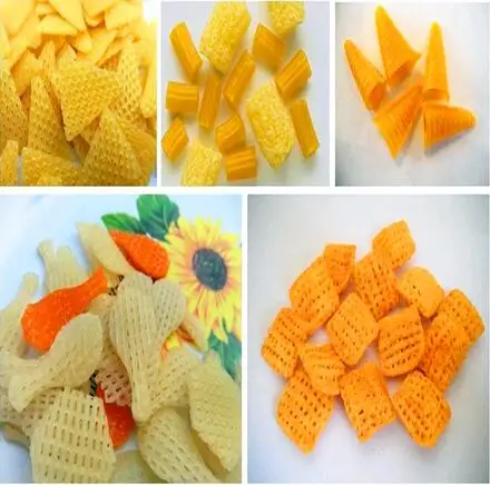 indian 3d snack pellet pani puri making machine 3d fried bugles chips snack production project machinery