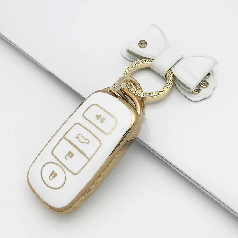 Factory direct sale good quality waterproof soft tpu car key case cover for toyota DAIHATSU/Perodua series car key accessories