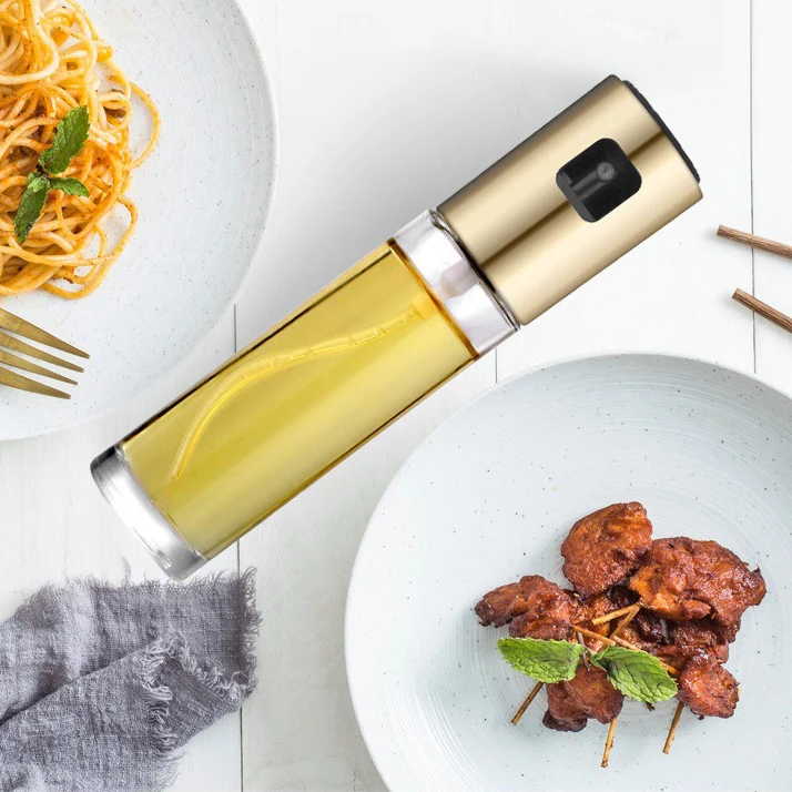 Стеклянный дозатор для масла, многоразовый распылитель соевого соуса, для барбекю