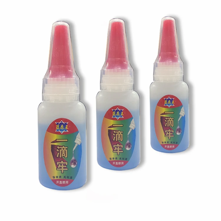 wholesale price strong adhesive Plastic rubber Cyanoacrylate Super Glue fast curing transparent color for shoes