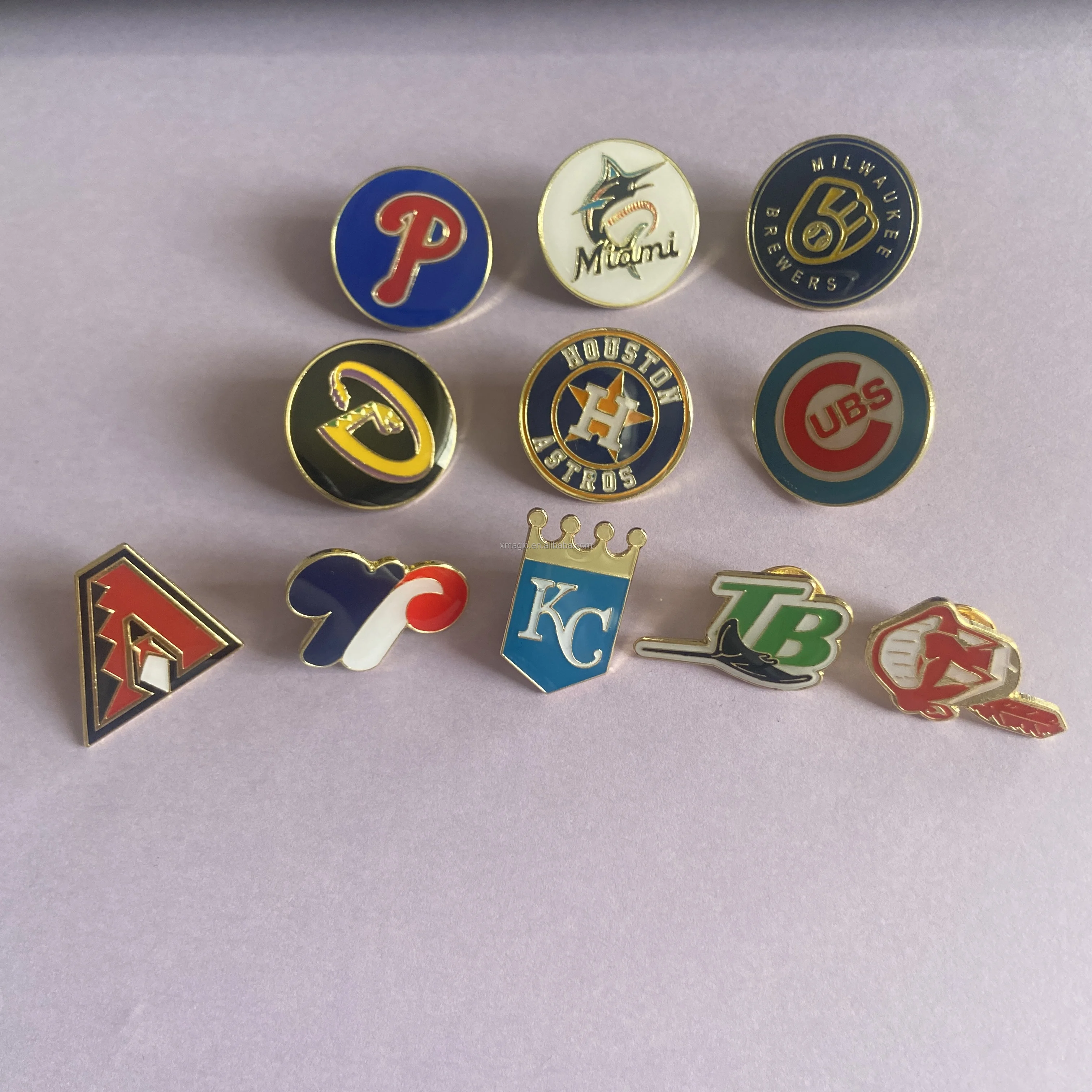 American baseball team badge MLBs lapel pins baseball lapel pin badge
