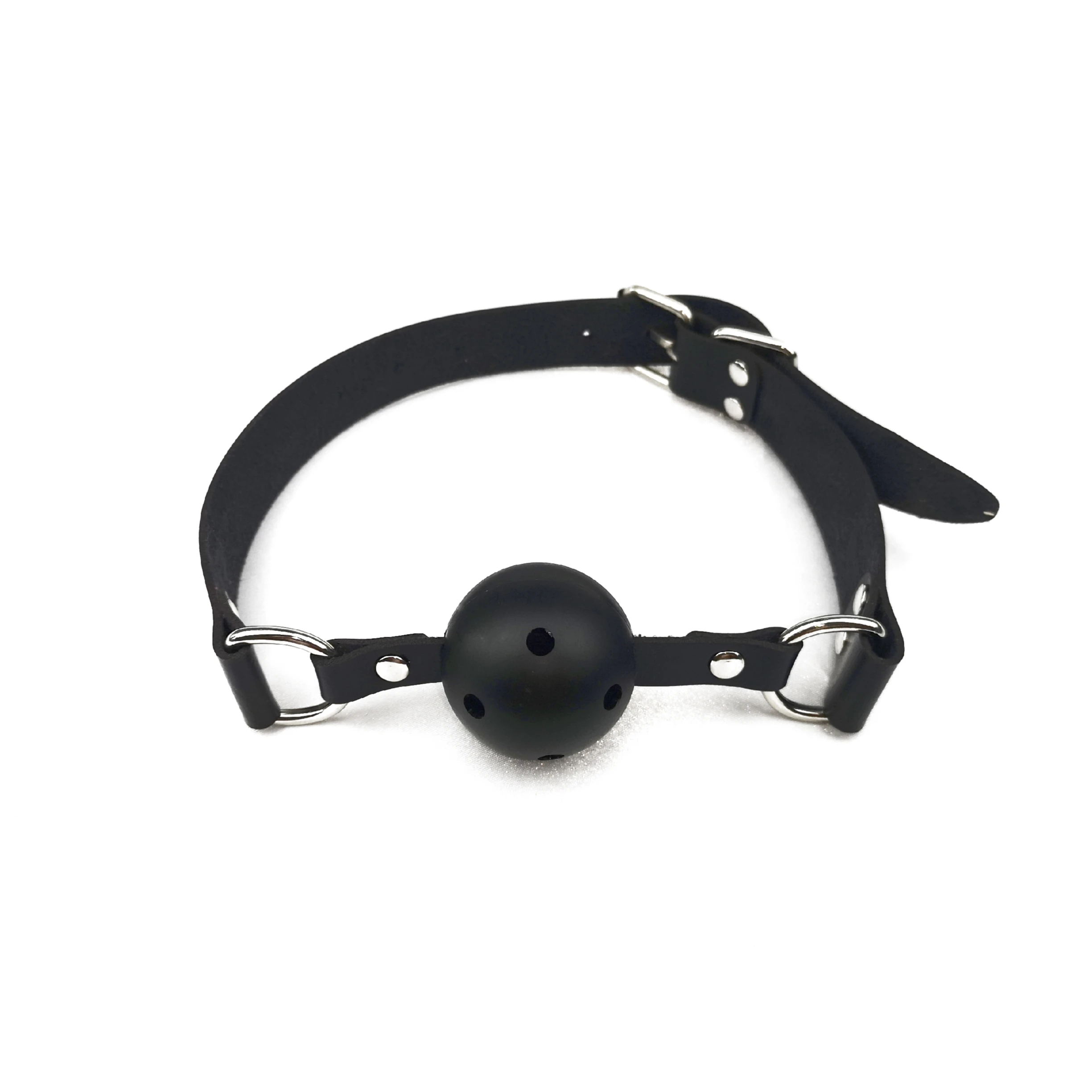 
Solid Mouth Ball Double Flirt Solid Silicone Gel Mouth Ball Gag Bondage Sex Toys Combo Game Suitable for Couple Sex Game 