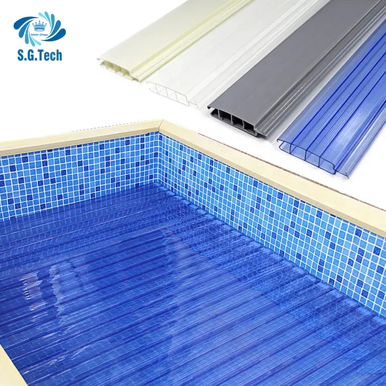 Guangdong water crown manufacturers sell PC material swimming pool cover fully automatic anti-ultraviolet swimming pool cover