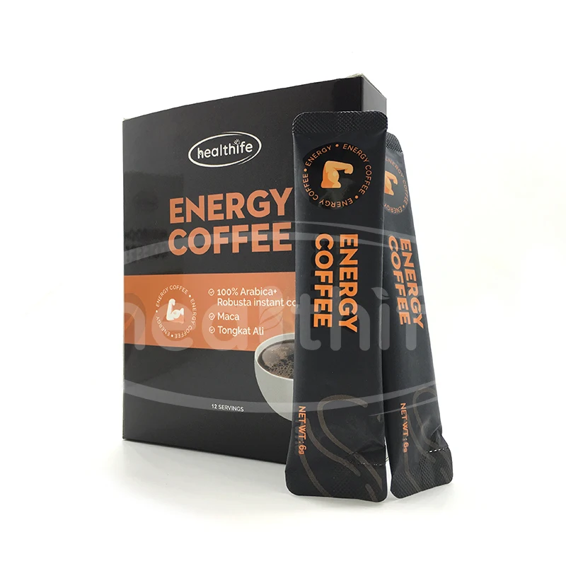 Энергетический кофе Healthife Maca для мужчин Tongkat Ali Power