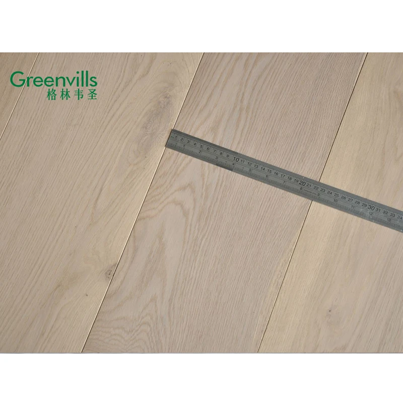 190mm wide engineered white oak flooring, hot sale in USA factory price solid oak veneer multiply wooden flooring