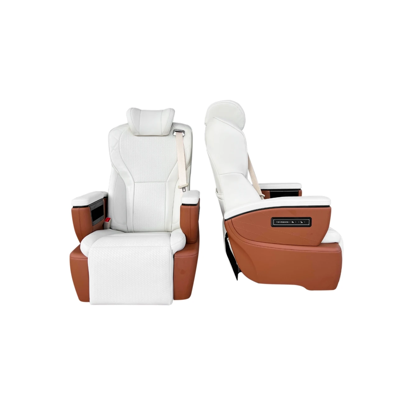 ST-AEF Interior Modified Car Seats Recline Rear Modified Black Luxury Auto Commercial Recliner Van Seat for Toyota Hiace