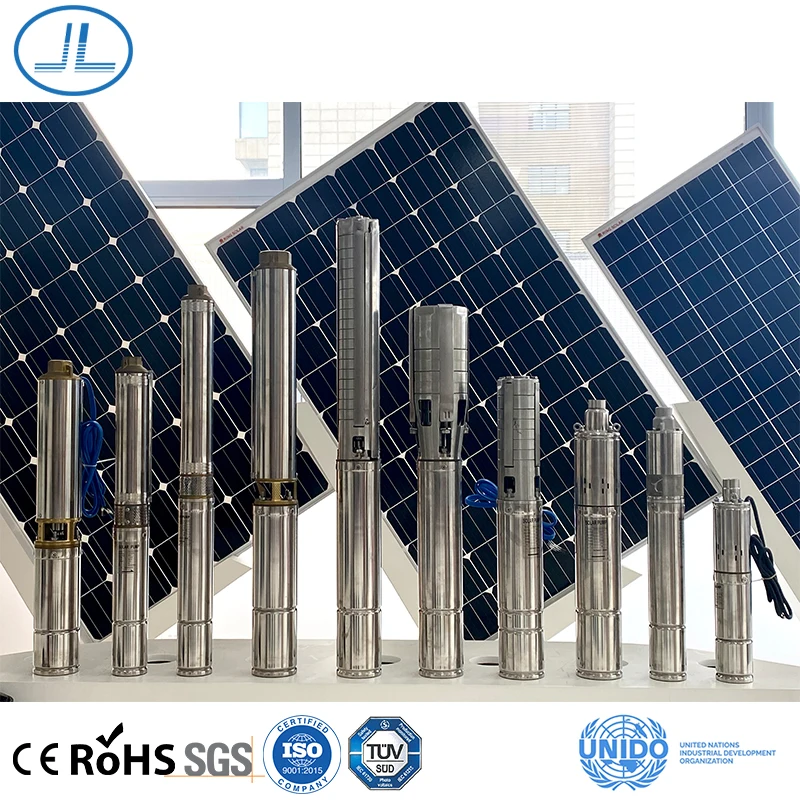 3SSH1.6/80-D36/400 solar water pump submersible pump with MPPT controller