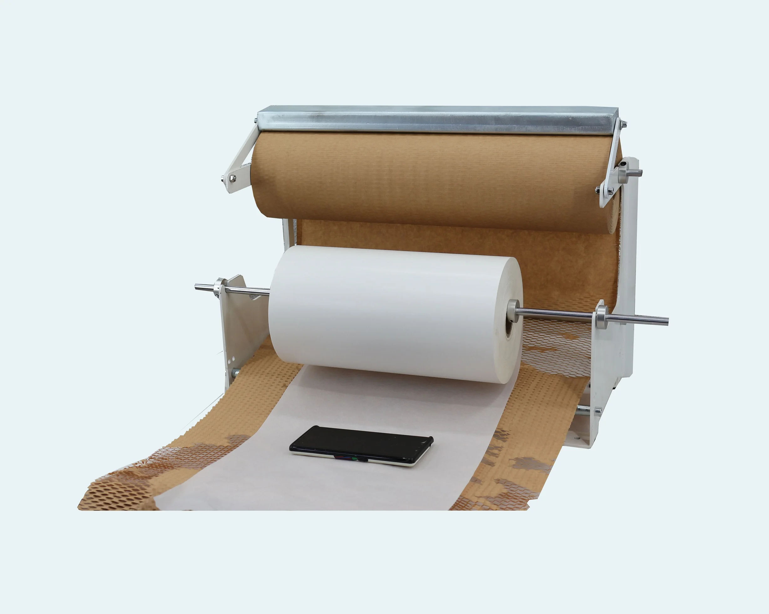 honeycomb wrap paper run by manual or automatic dispenser