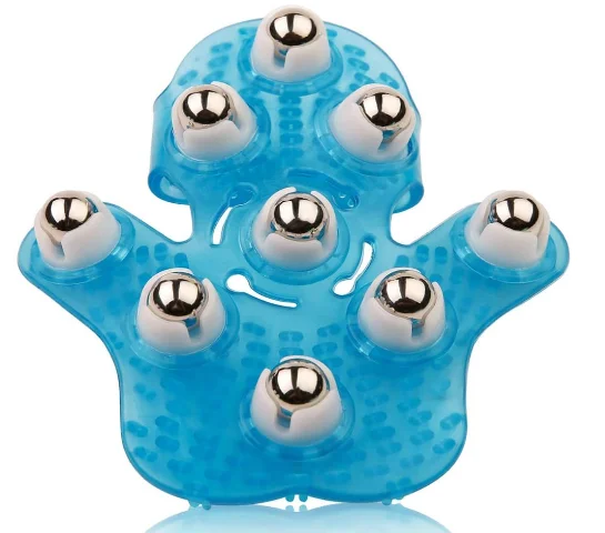 Massaging Rollers Hand Massage Glove - Portable Cordless Hand Held Personal Travel Gloves Massager