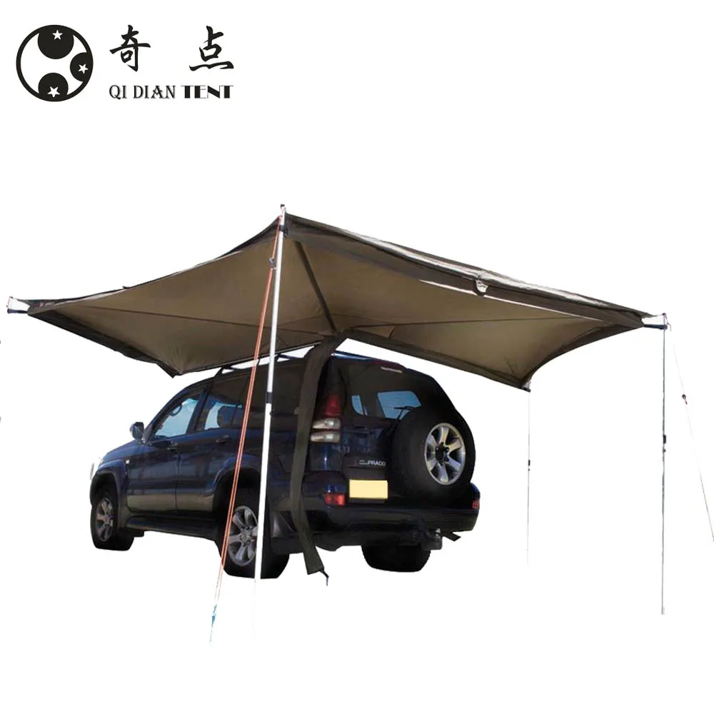 2.5M Radius Foldable Easy Opened Car Camping Roof Top Tent 270 Dachzelt Grad Markise