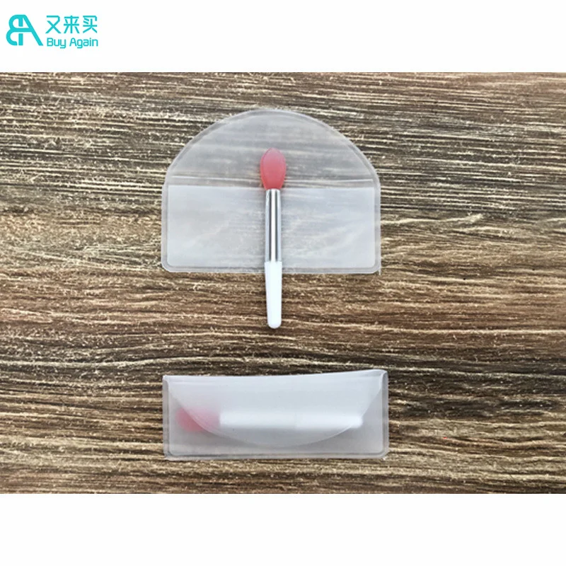 wholesale small glitter applicator silicone lip stick balm applicators silicone lip brush silicone lip scrub spatula