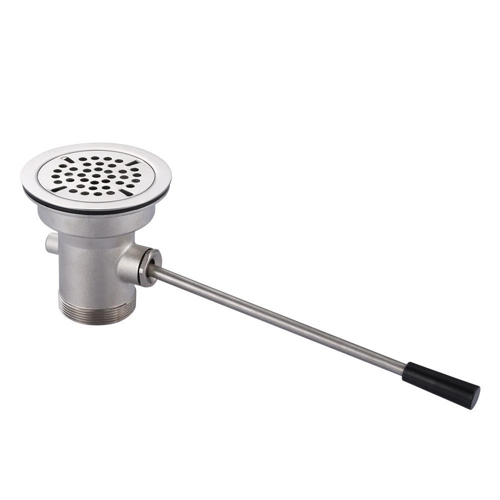 Слив для кухонной раковины с рычажной ручкой-предотвращает переполнение раковины для коммерческого ресторана, многофункциональная раковина