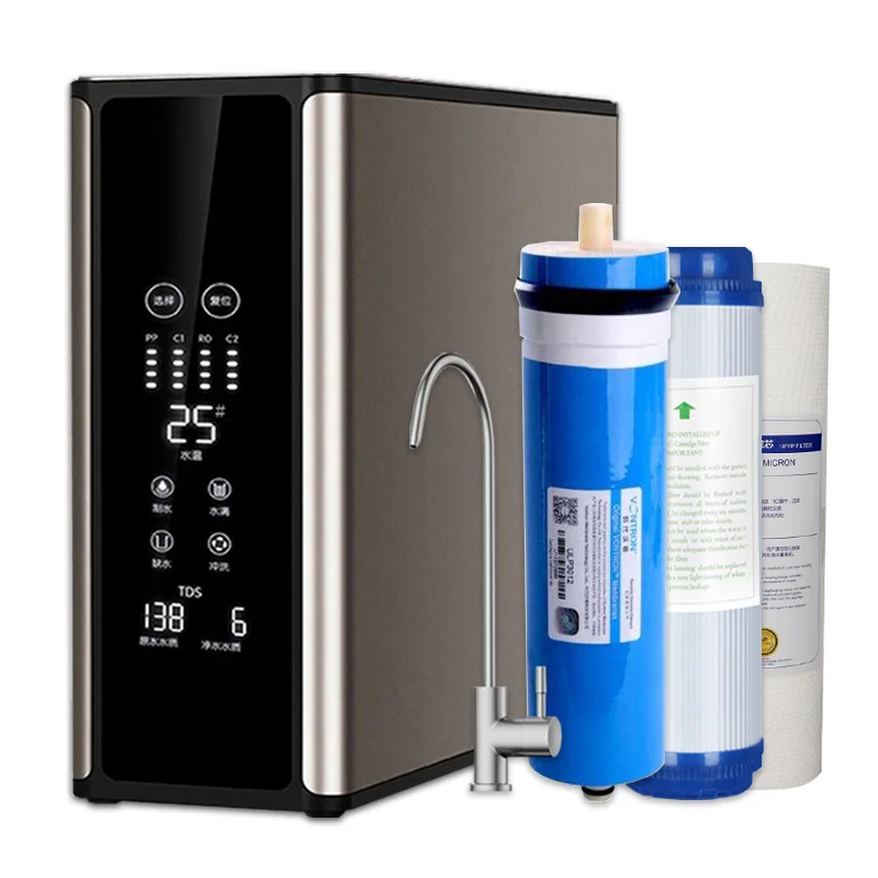 OEM Reverse Osmosis Water Filtration System Alkaline RO Water Purifier 800GPD Water Filter Osmosis