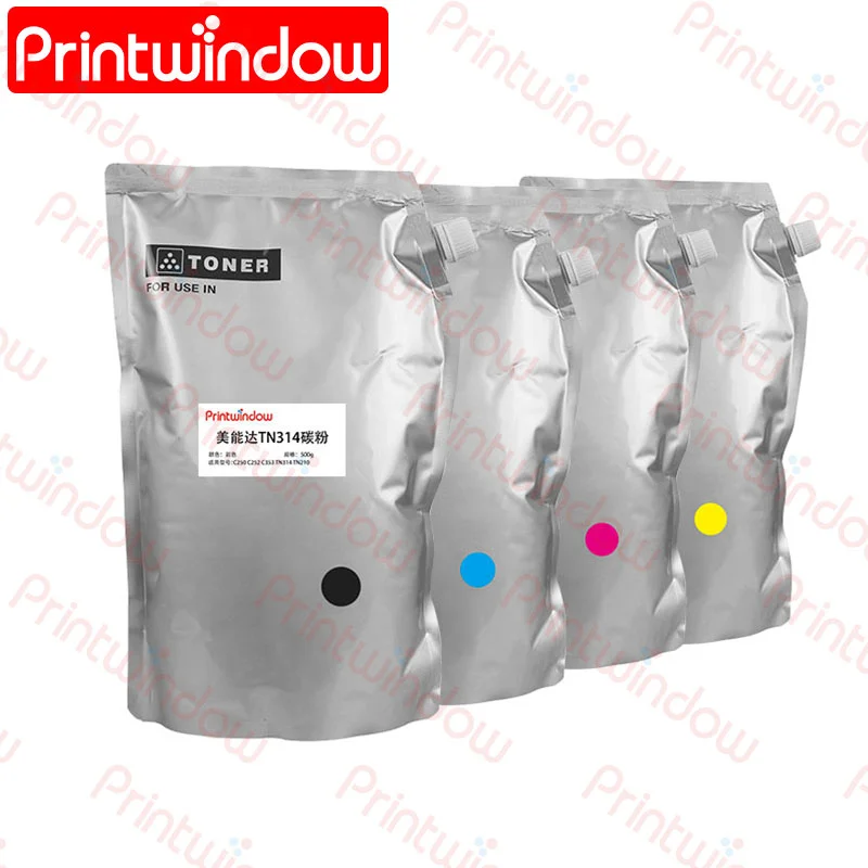 PRINTWINDOW!!! TN314 TN210 Toner powder for Konica Minolta bizhub C250 C252 C353 toner