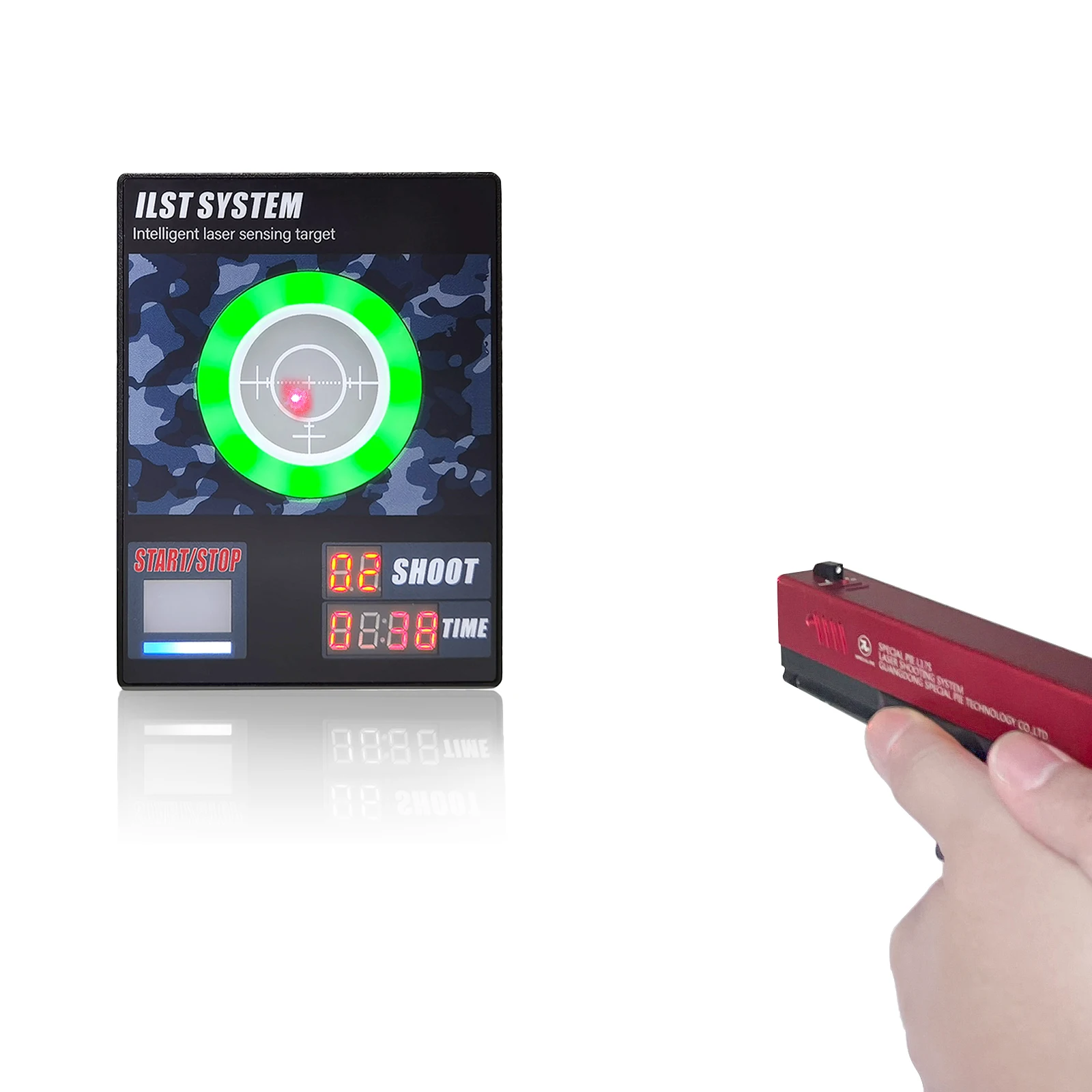 A Competitive Intelligent digital Laser shooting Sensing Target with 3 modes for shooter home training