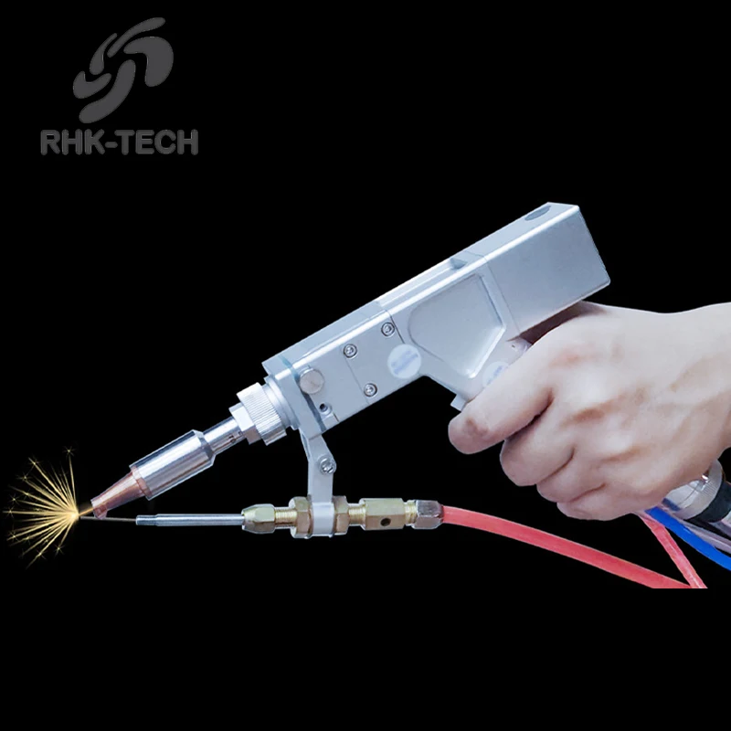 RHK TECH Handheld 1500W Wobble Fiber Laser Marking Cutting Laser Welder Machine Welding Head Laser Welding Gun