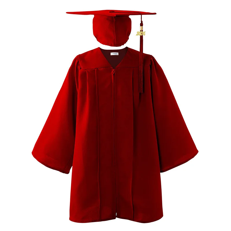 Manufacturers kids children bachelor uniform wholesale graduation gowns with caps