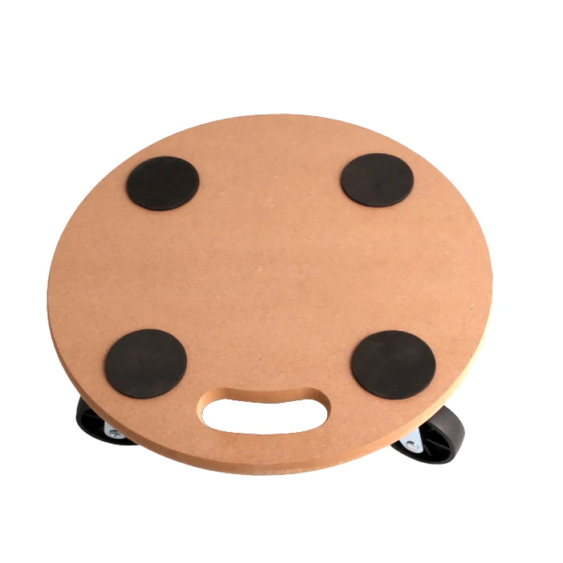 Round and rectangle trolley with casters