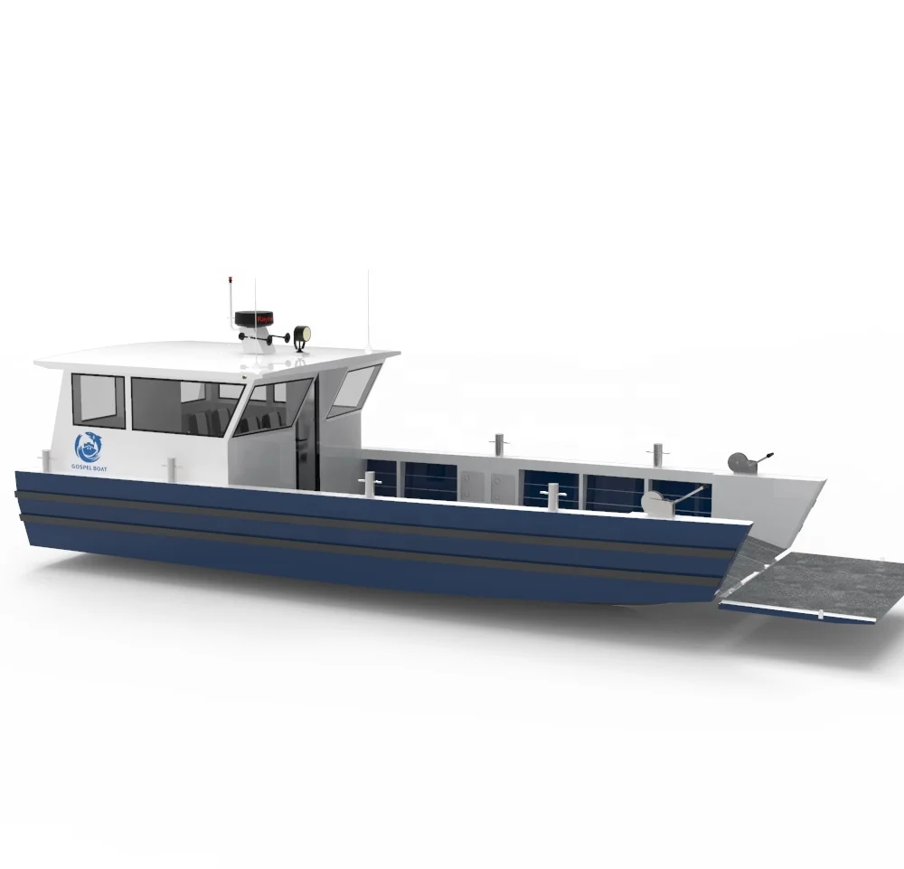 11m aluminum V hull landing craft boat cargo for transport