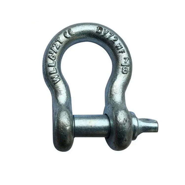 Heavy Duty U.S. Type Galvanized Steel Forged Screw Pin Anchor Bow Lifting Marine Rigging Shackle