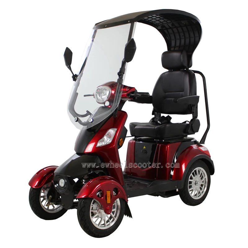 4 wheel electric mobility scooter EEC/COC hot sale electric tricycle with 500W motor power