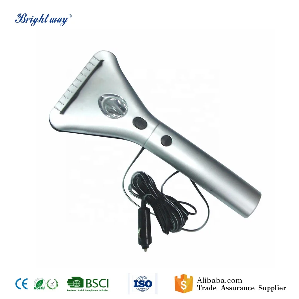 12V Car Electric Heated Ice Scraper for Removing Windshield Snow
