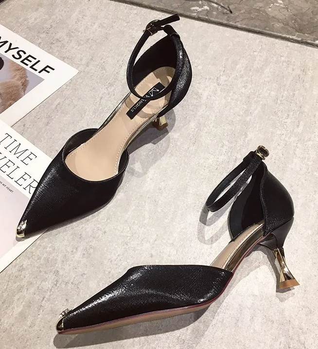 2022 Fashion Casual Mature Ladies Shoes Women New Design High Heeled Sandals