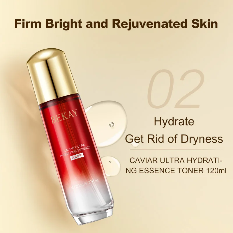 ODM Cosmetics Skin Care Set Custom Skincare Manufacturing Luxurious Caviar Anti-Wrinkle Firming Lotion Cream Facial Kits