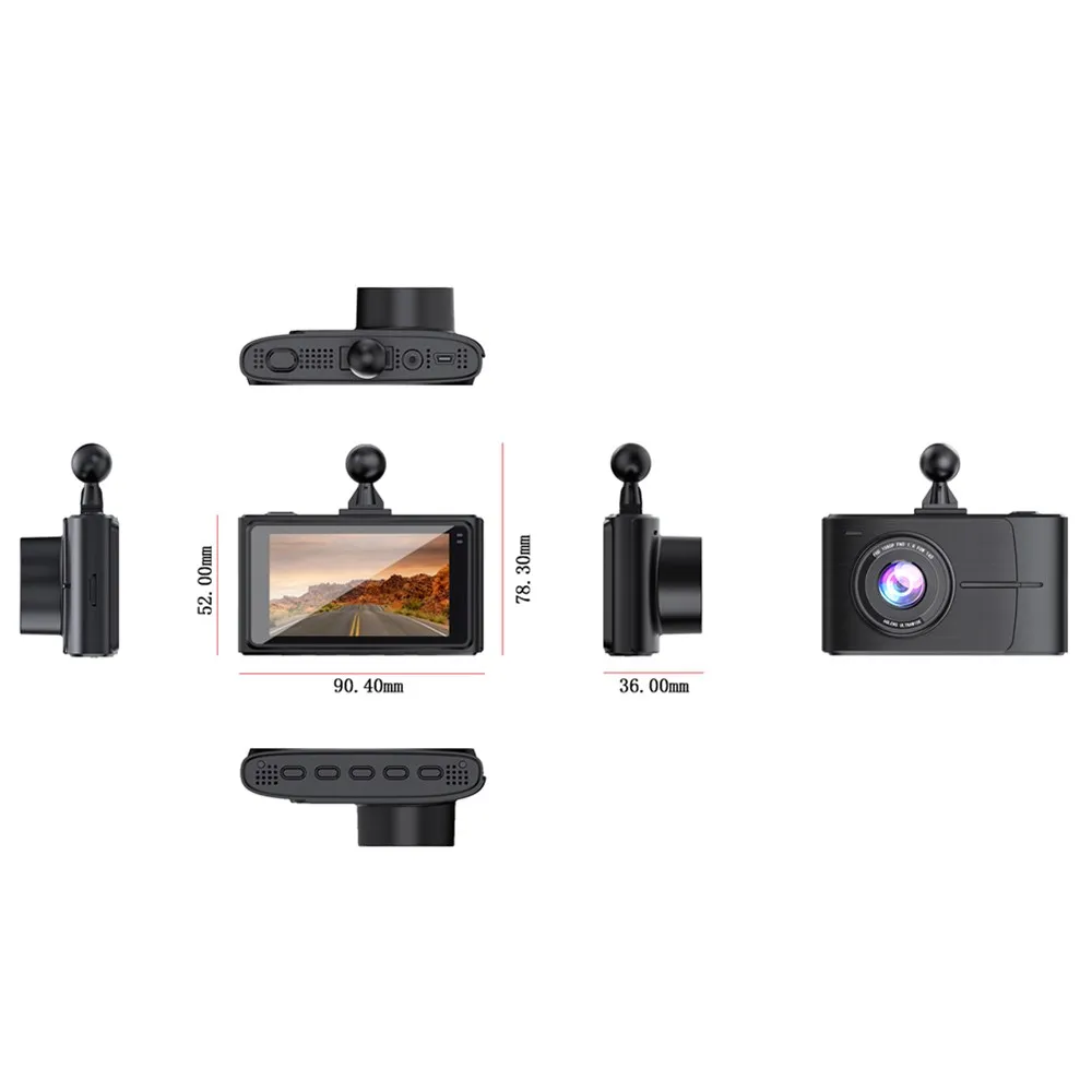 NTK96670 dual car cameras 2 channel Starlight night vision driving recorder IMX335 gps wifi nexar dashcam 4k car dash cam