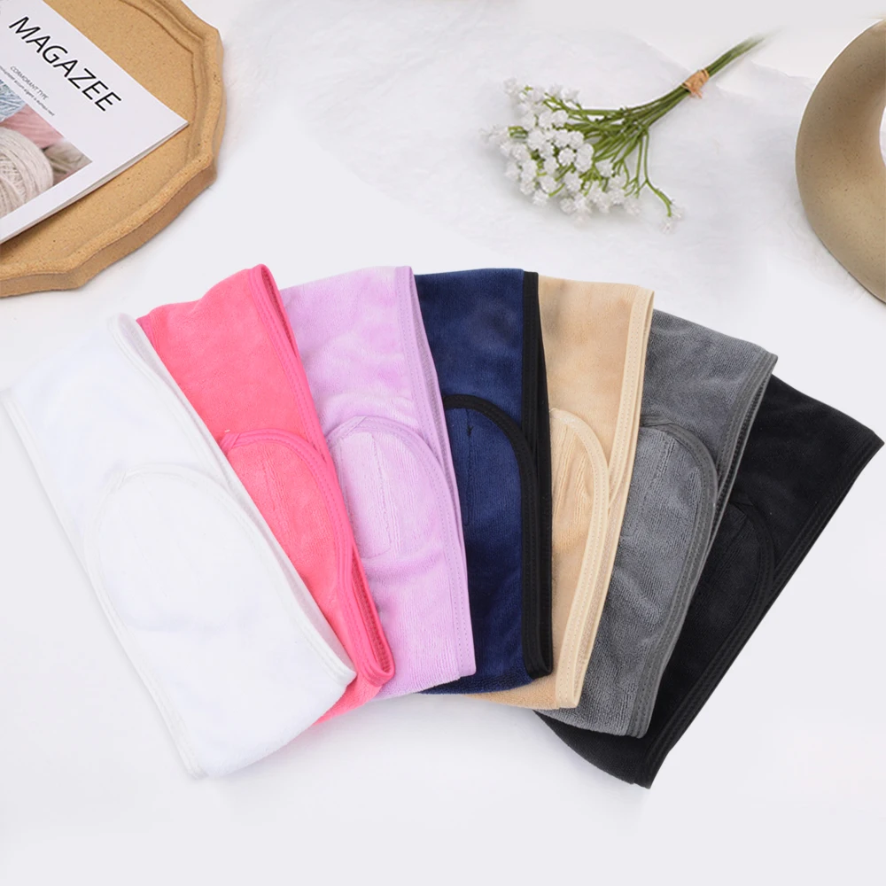 Custom Private Label Microfibre Skincare Hair Band Head Band For Washing Face