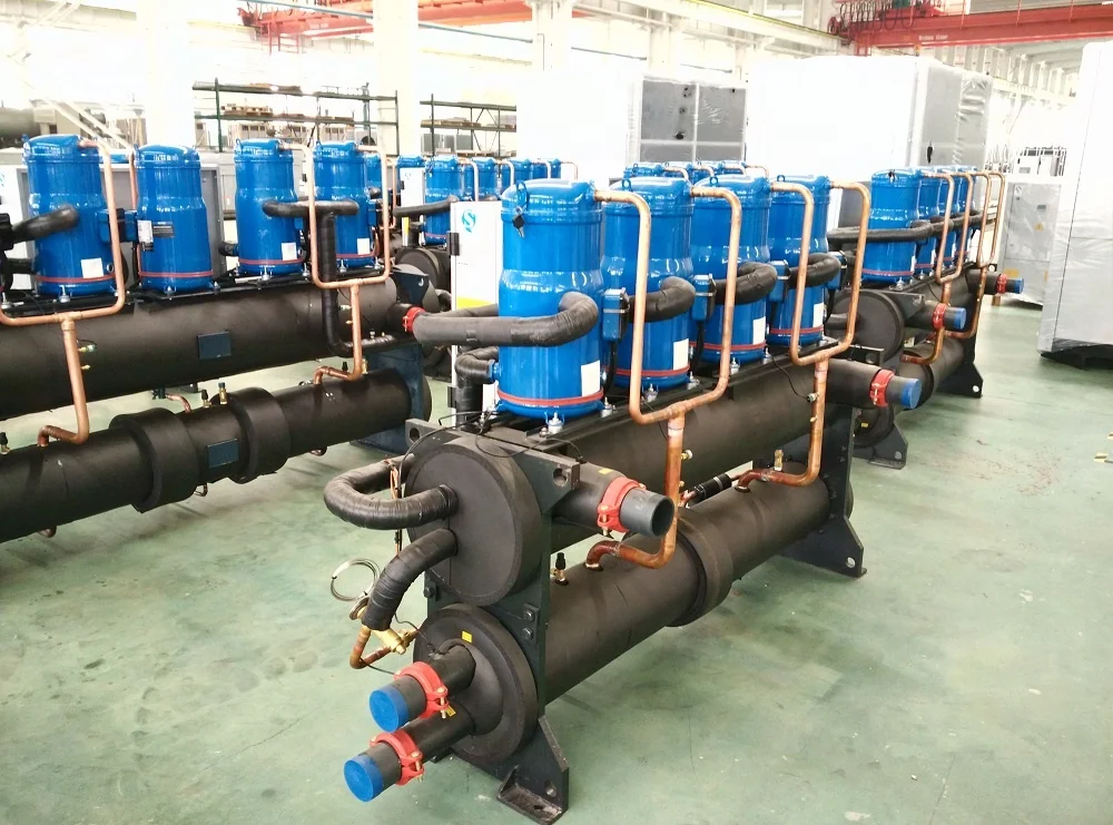 Industrial water cooled scroll compressor water chiller price