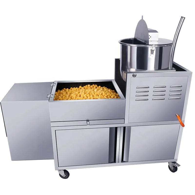 automatic commercial gas popcorn machine  ball shape popcorn cooker popcorn maker Popular hot sale 2021