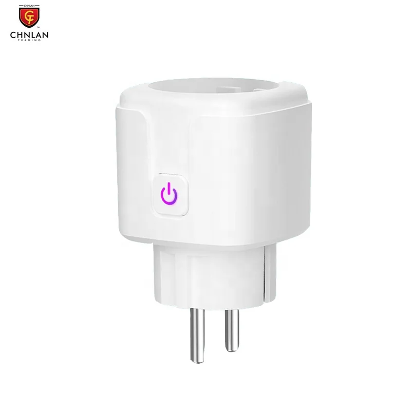 Стандарт ЕС 16A Туя Алекса Google Home WiFi Беспроводной дом Smart Plug