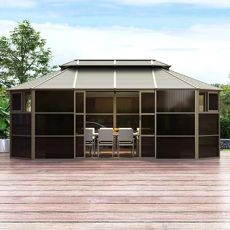 High Quality Wholesale Custom Cheap winter garden glass sunroom conservatory sunroom solarium sunroom