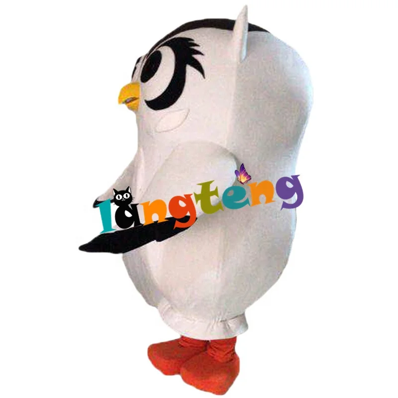 624 Custom Made Character Fursuit Big White Owl Fancy Dress Cosplay Apparel Business Mascots