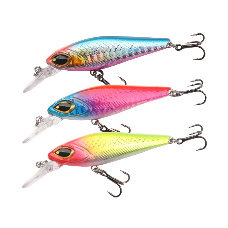 Ilure Wholesale 6g 7.7cm Artificial Bionic Long Tongue Hard Plastic Floating Fishing Minnow Lure