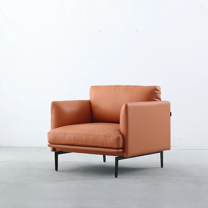 
Italian Classic Modern Genuine Leather Sofa With Latex Filling 1002 