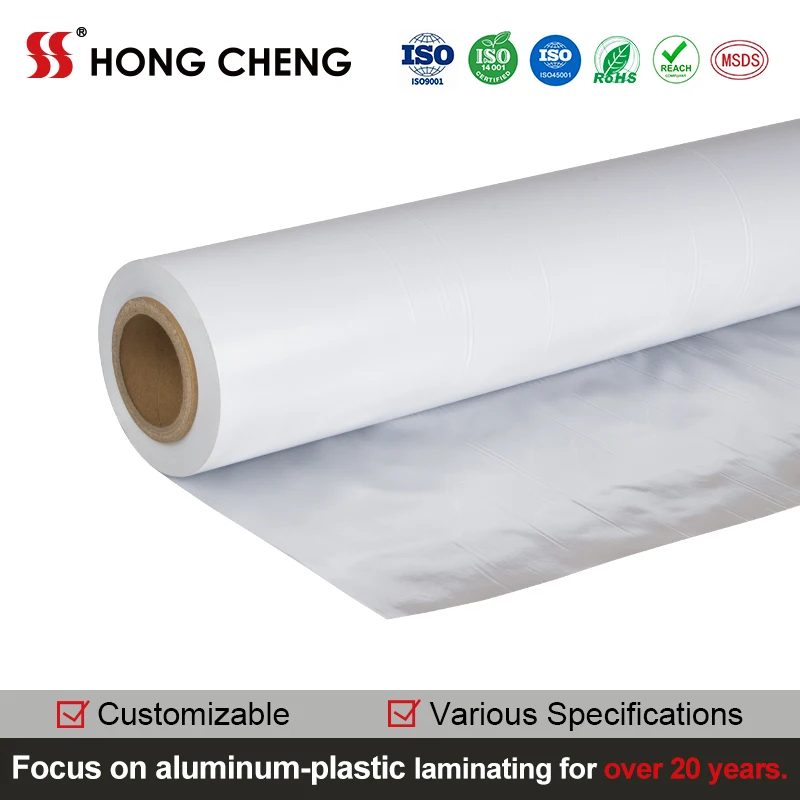 AL+PVC Composited Aluminum Foil Laminated with PVC Film Soft Sheet for Kitchen Use Coated and Printed for Packaging