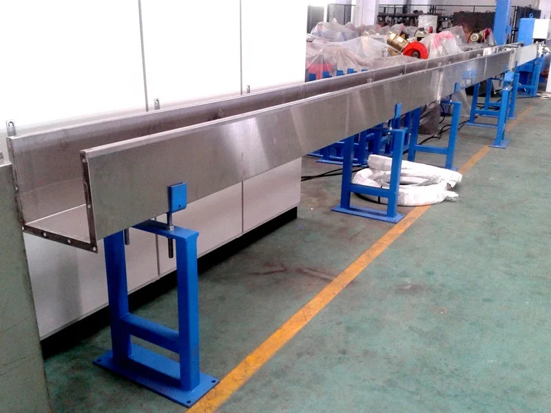 pvc coated steel wire rope extrusion line