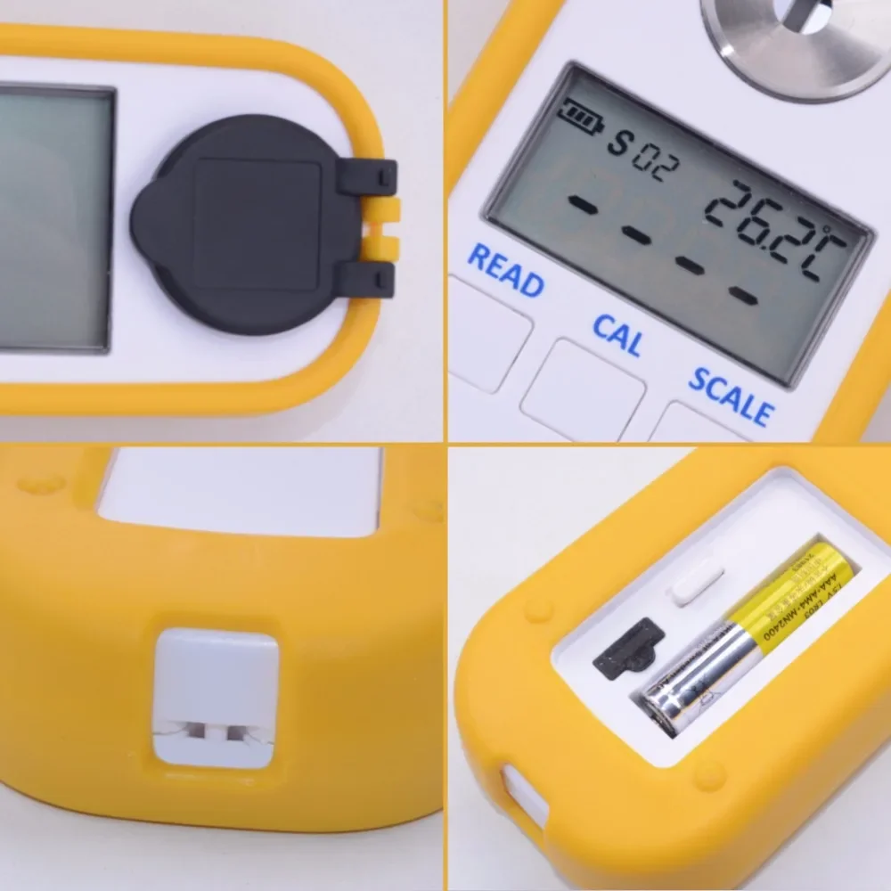 handheld digital refractometer with high precision for brix digital refractometer