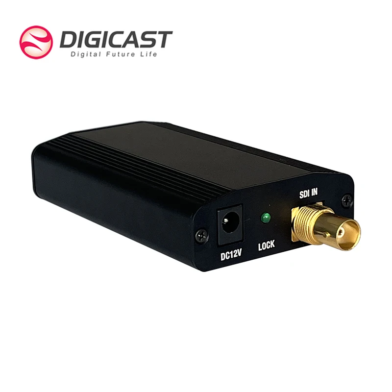 DIGICAST горячая Распродажа медиаконвертер 4K 60 Аудио Видео передача 12G HD SDI к MI конвертер