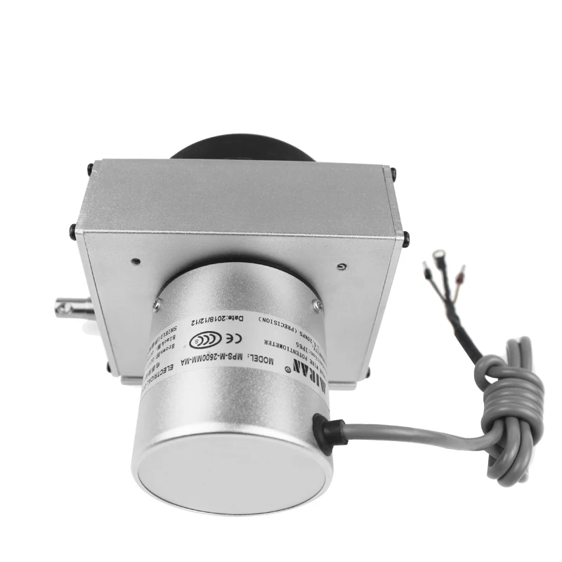 Miran MPS-M-2500mm Draw Wire Potentiometer Tracking Range Cable Extension Pull Wire Displacement Linear Encoder/ Sensor