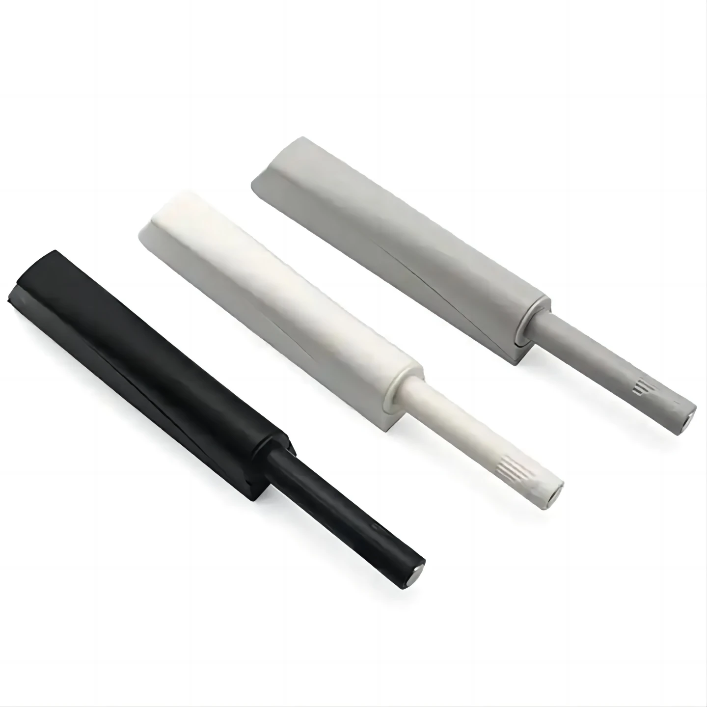 Magnetic push hardware cabinet Door catch fittings cabinet door push to open fitting Plastic Push to open Cabinet latch