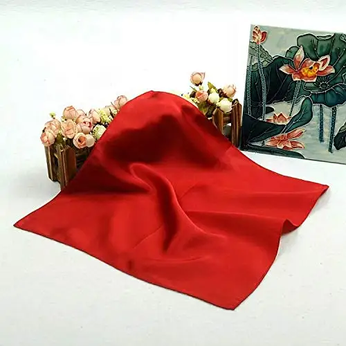 100% mulberry Silk Square Solid Color All Silk Scarf pure silk headscarf