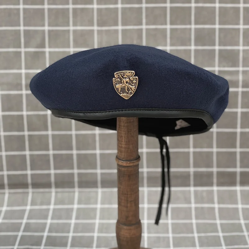 Wholesale 100 % Wool Men Custom Training Tactical Winter Beret