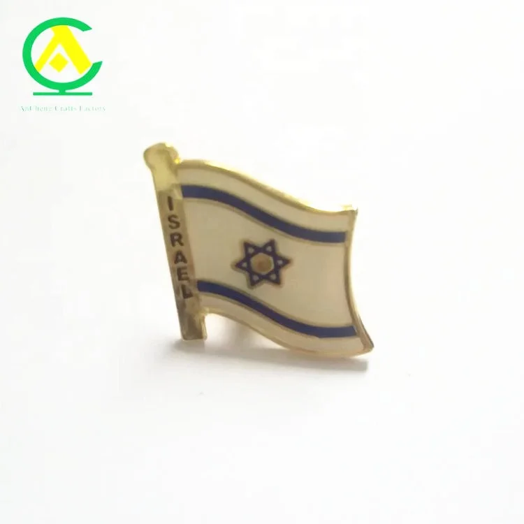 Wholesale Jewelry Israel Flag Pin, Israel Pin for Israel Souvenir Gifts s