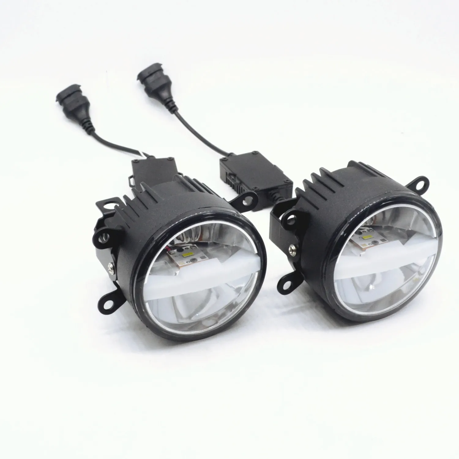 universal car led fog light led projector lens light led fog light projector lens