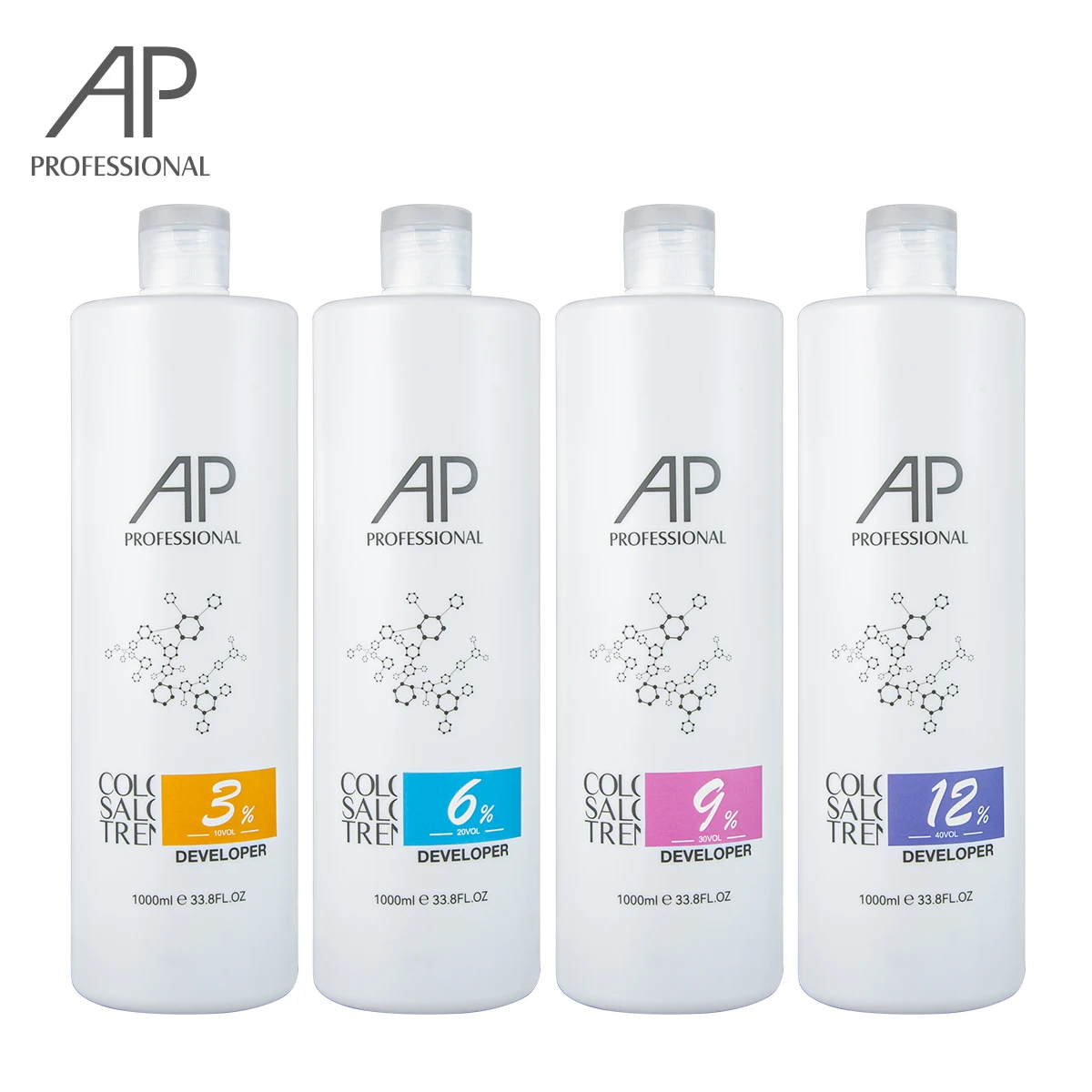 1000ml Professional Hair Peroxide Organic Hair Color Developer (3%, 6%, 9%, 12%)