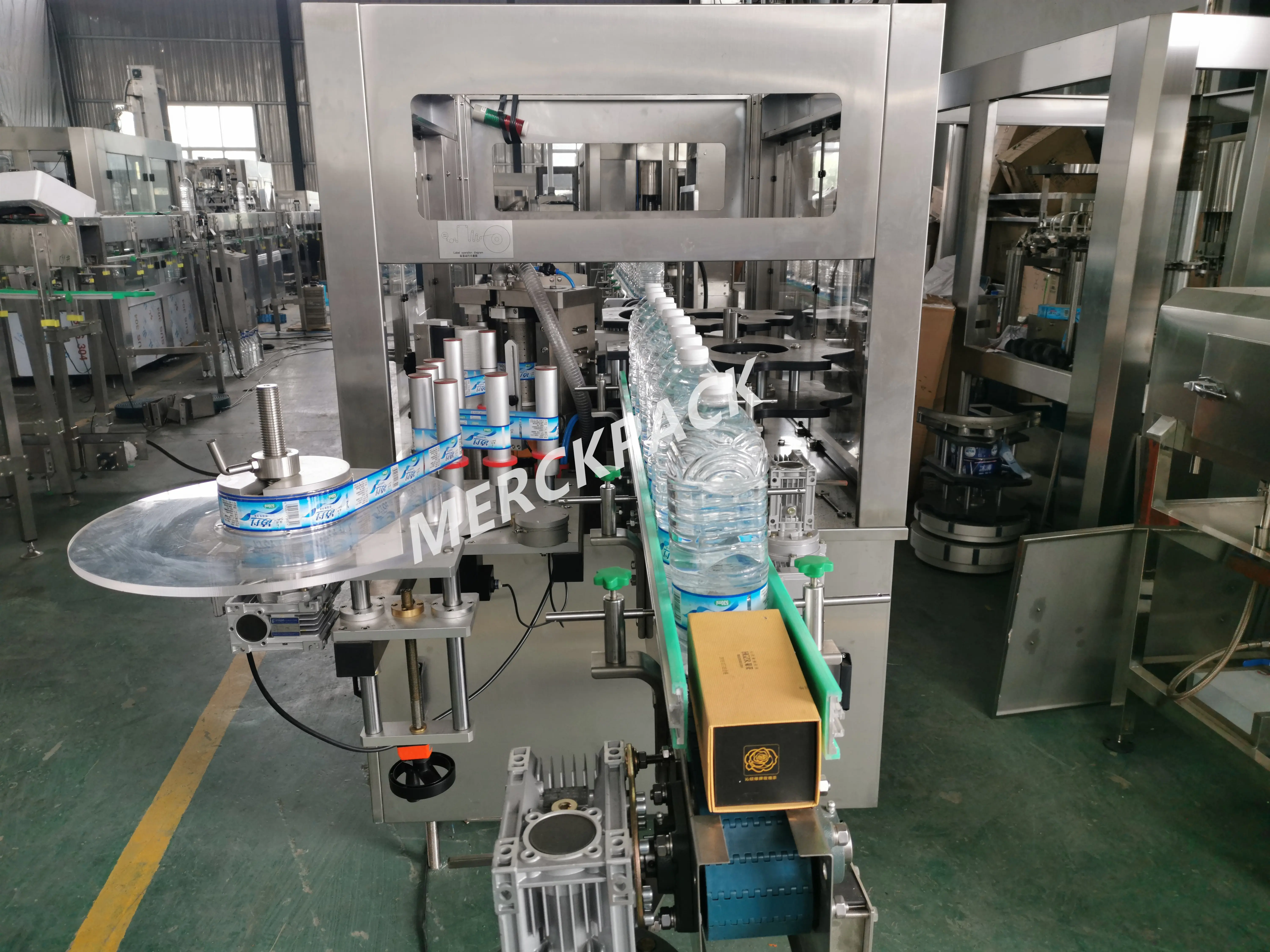 
Manufacturer Price Automatic High Speed OPP Hot Melt Glue Labeling Machine for PET Plastic Glass Bottles 